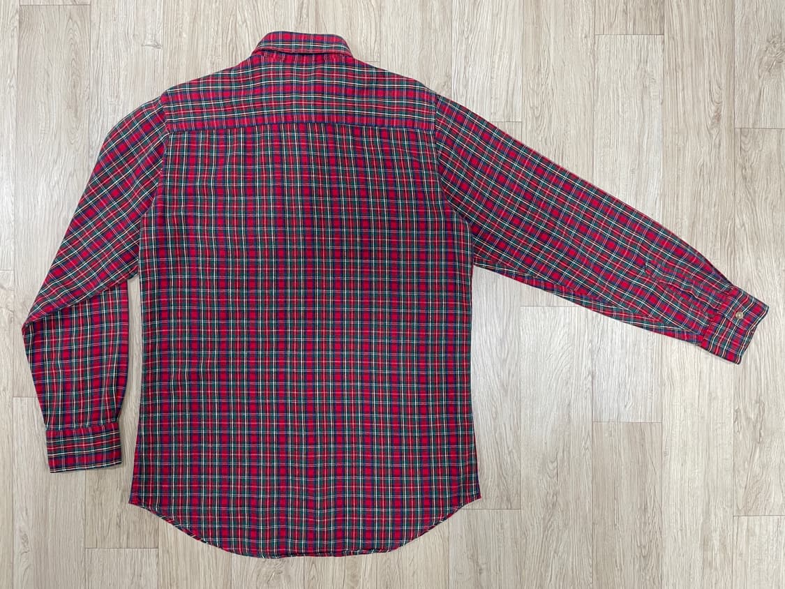 100) 80's 울리치 체크 플란넬셔츠(RRL&LVC&폴로) 상품이미지2