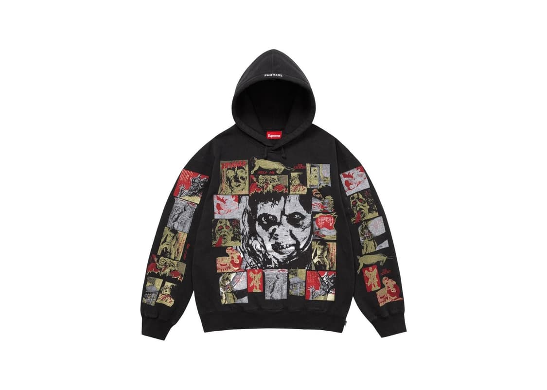 슈프림 FW25SW44-BLACK 후드티 상품이미지1