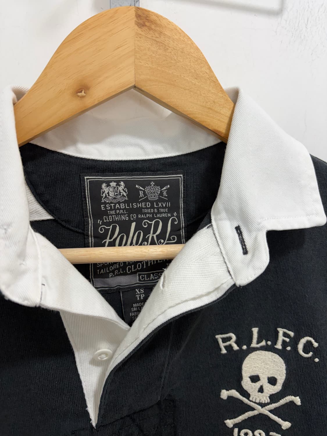 폴로 랄프로렌 스컬 해골 반팔 럭비티 상품이미지5