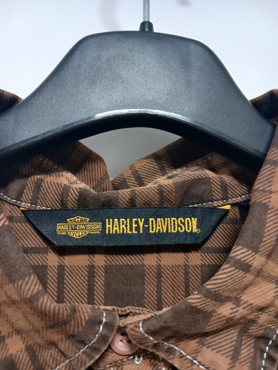 할리데이비슨 뒤포인트 체크셔츠 상품이미지3