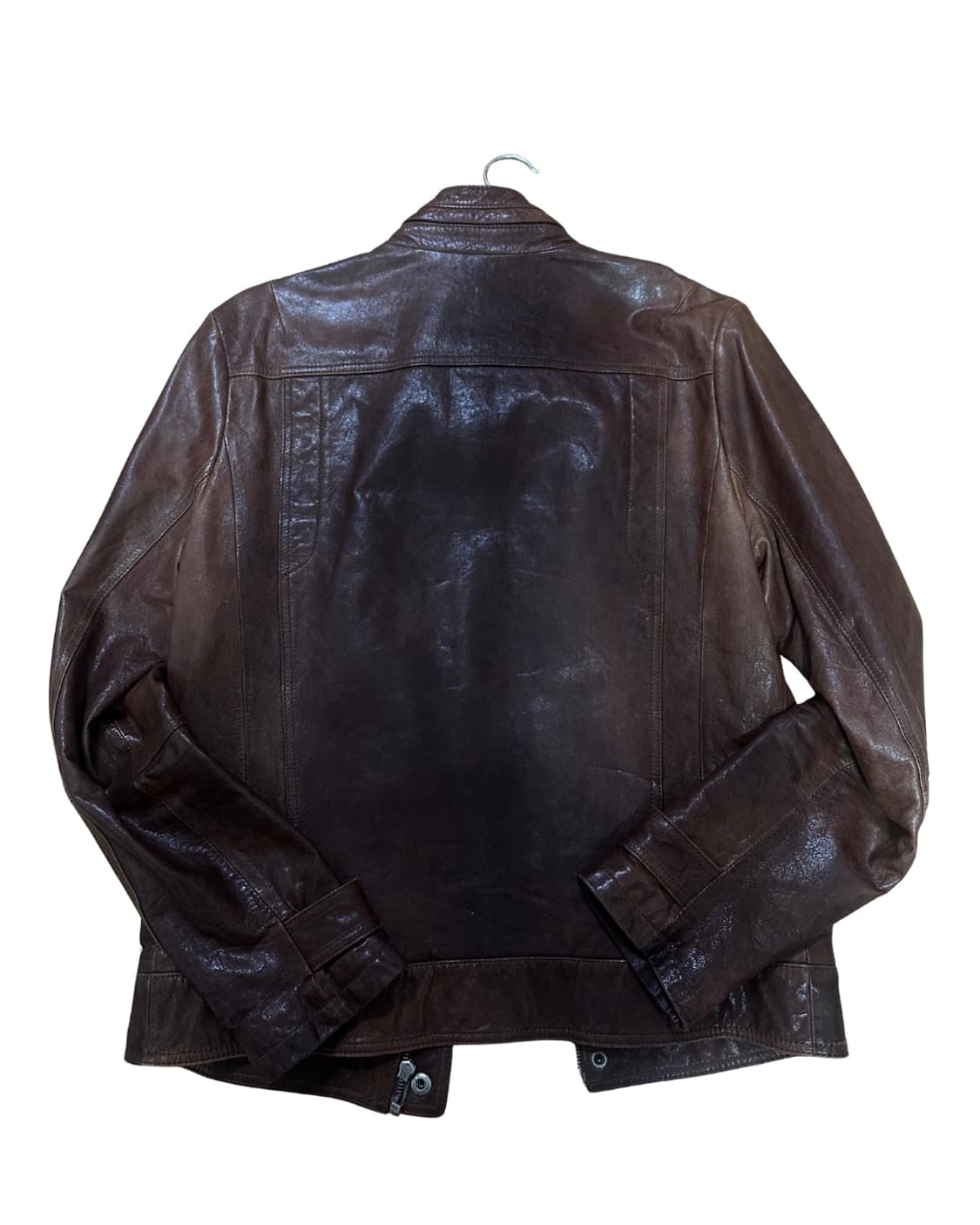 브라운 가죽 자켓 m사이즈  상품이미지2