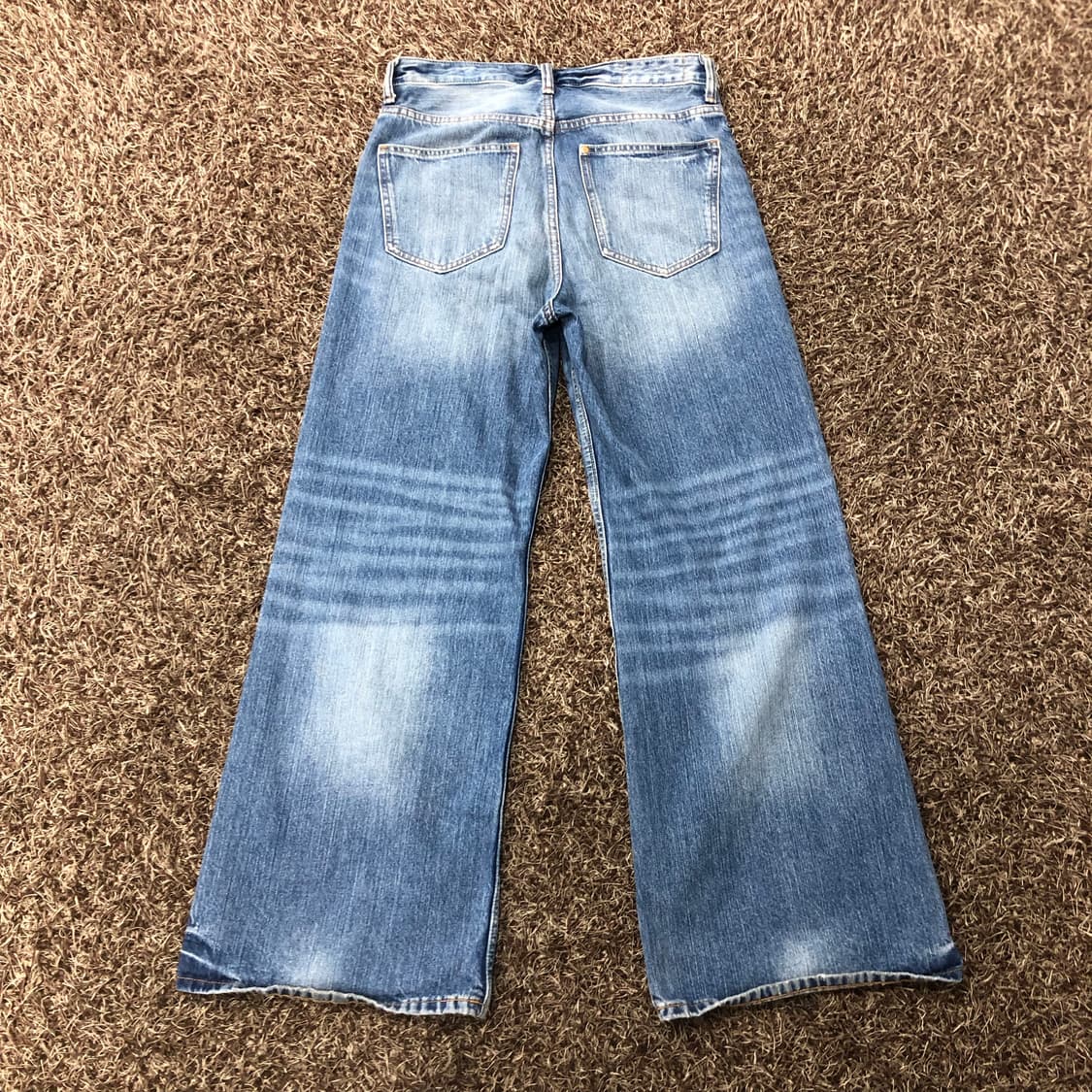 H&M 부츠컷 워싱 데님 팬츠 상품이미지3