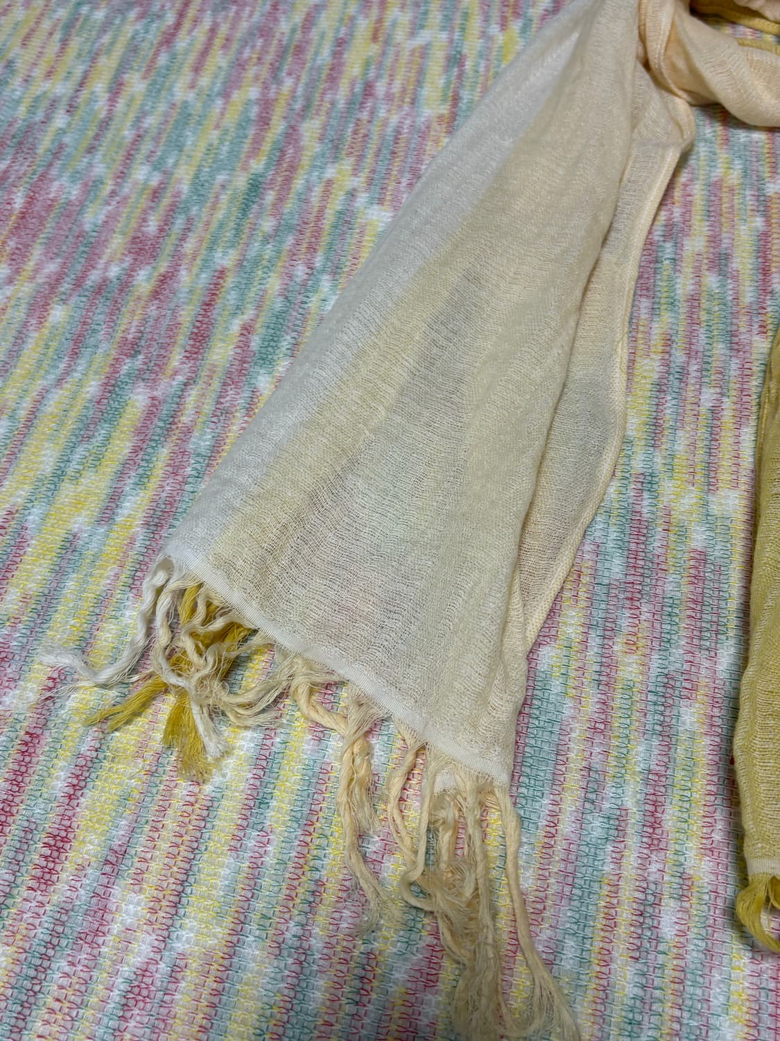 옐로우 그라데이션 스카프 상품이미지9