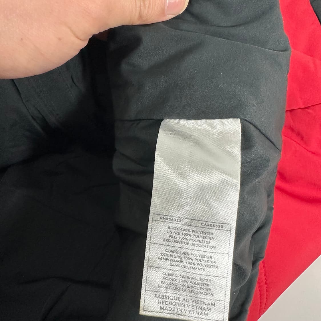 95 나이키 레드 패딩조끼 상품이미지8