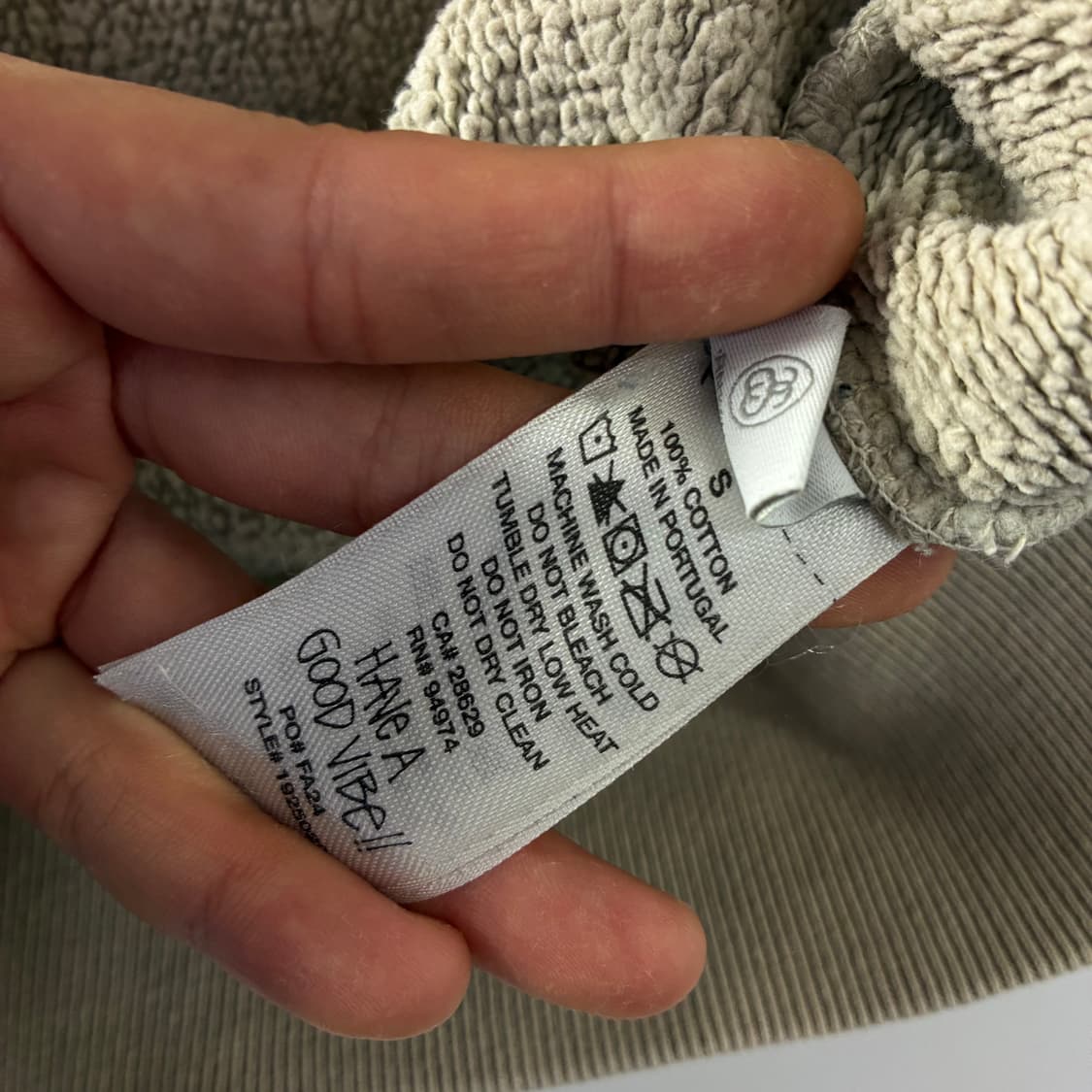 Stussy  스투시 8볼 피그먼트 다이트 베이지 후드티  상품이미지6