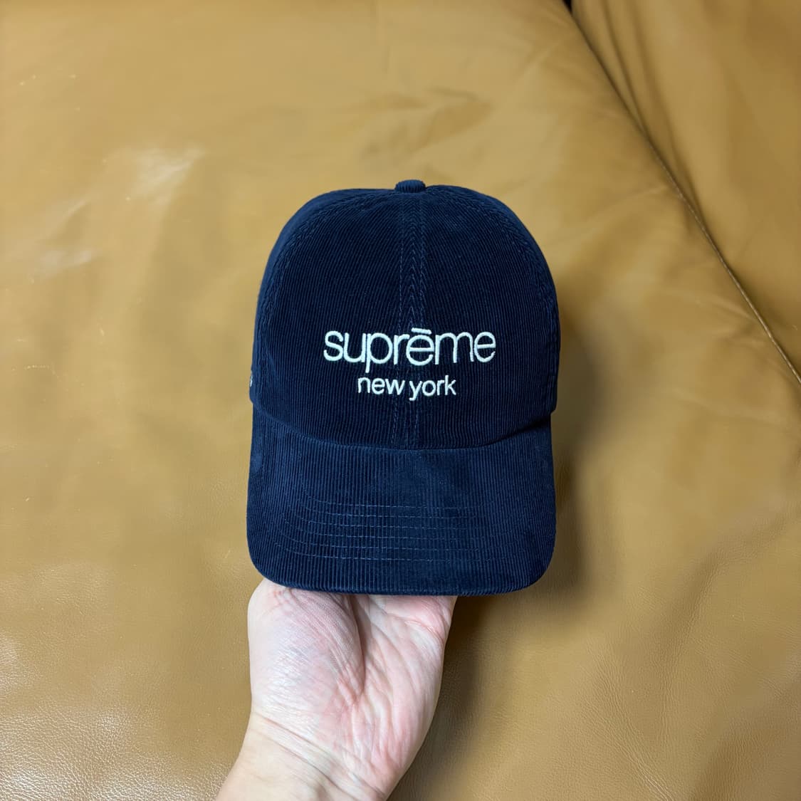 슈프림 6패널 볼캡 모자 고어텍스 클래식 로고 네이비 상품이미지2