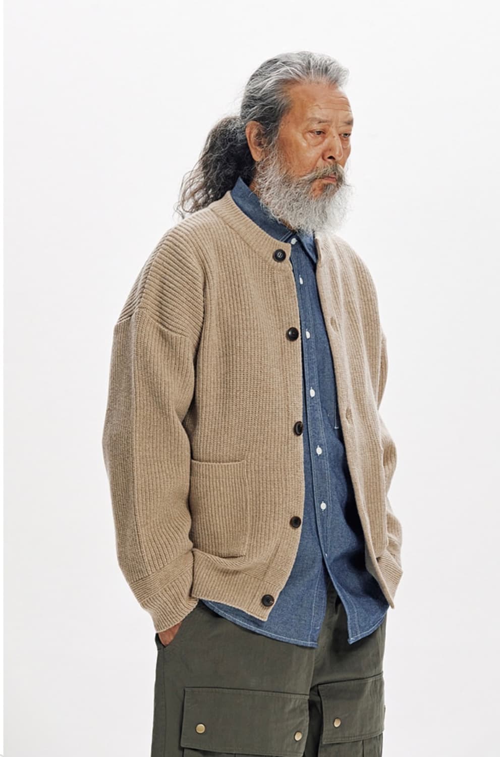 프리즘웍스 헤비울가디건 M 상품이미지3