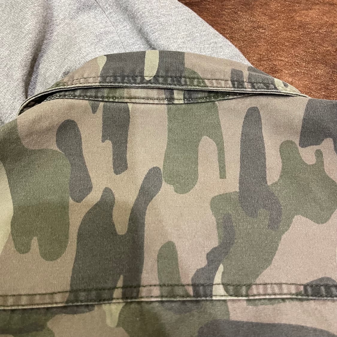 Vintage 카모 후드자켓 상품이미지8