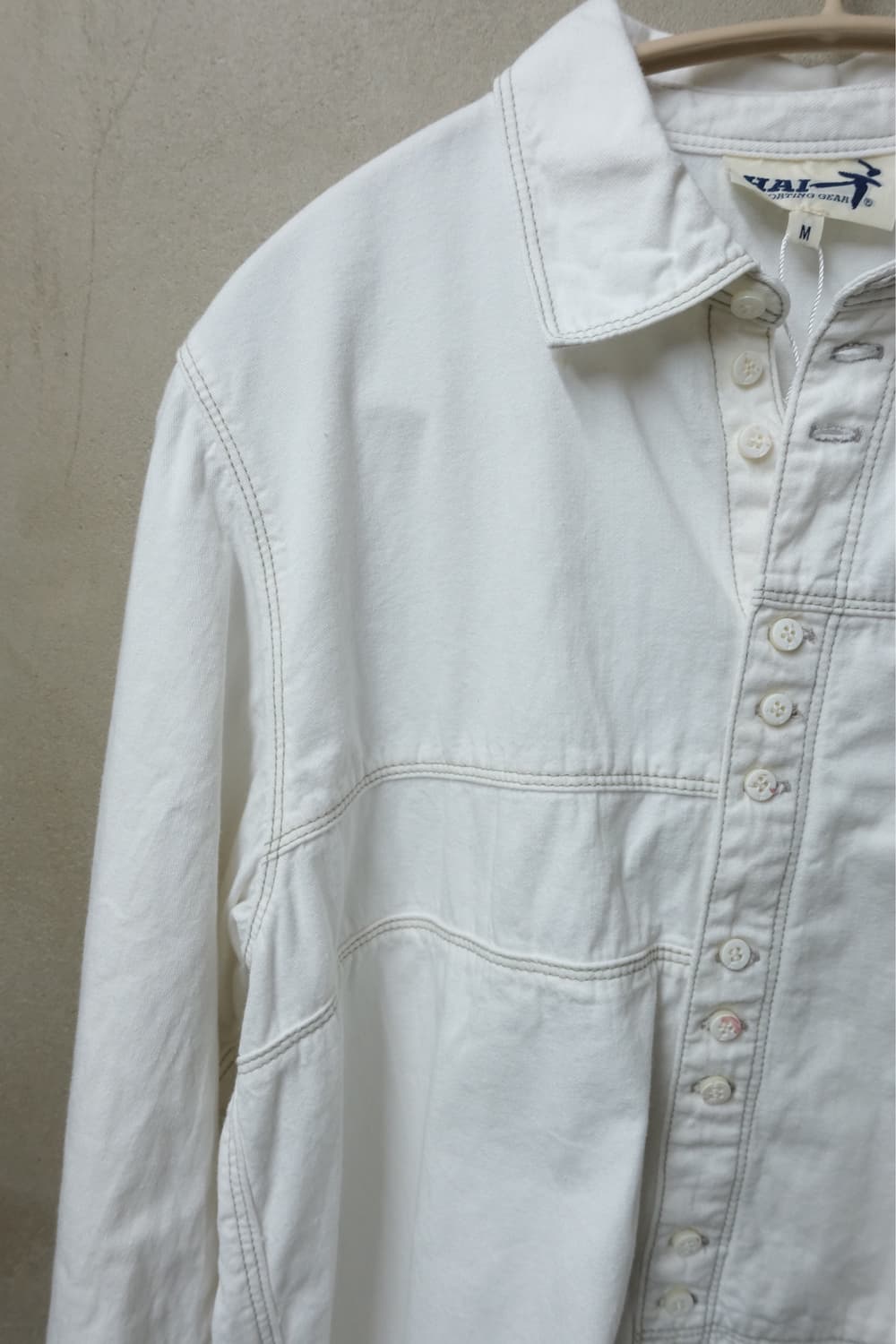 Issey miyake (hai) 패치 셔츠 m 상품이미지4