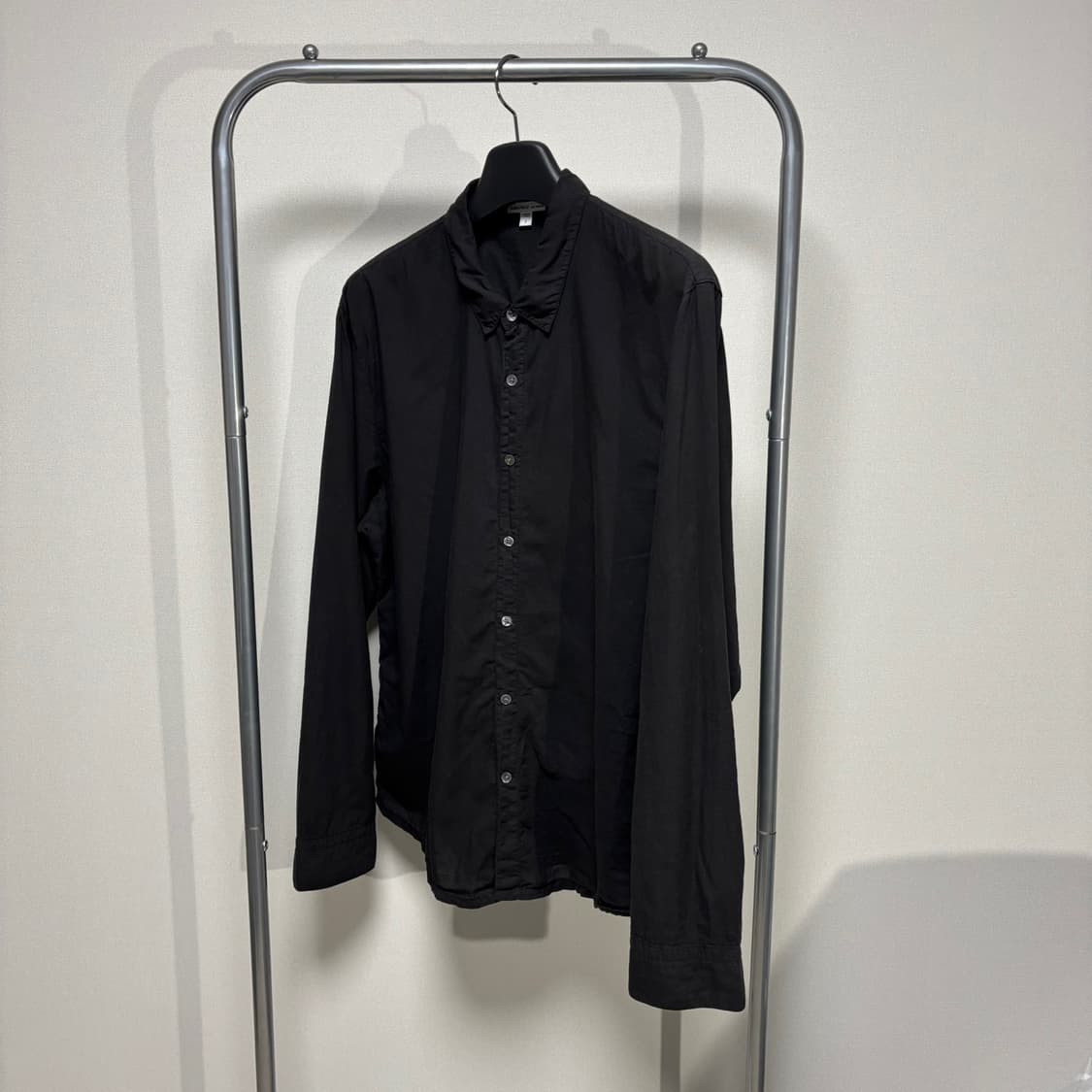 3) james perse 제임스펄스 코튼 셔츠 블랙 상품이미지1