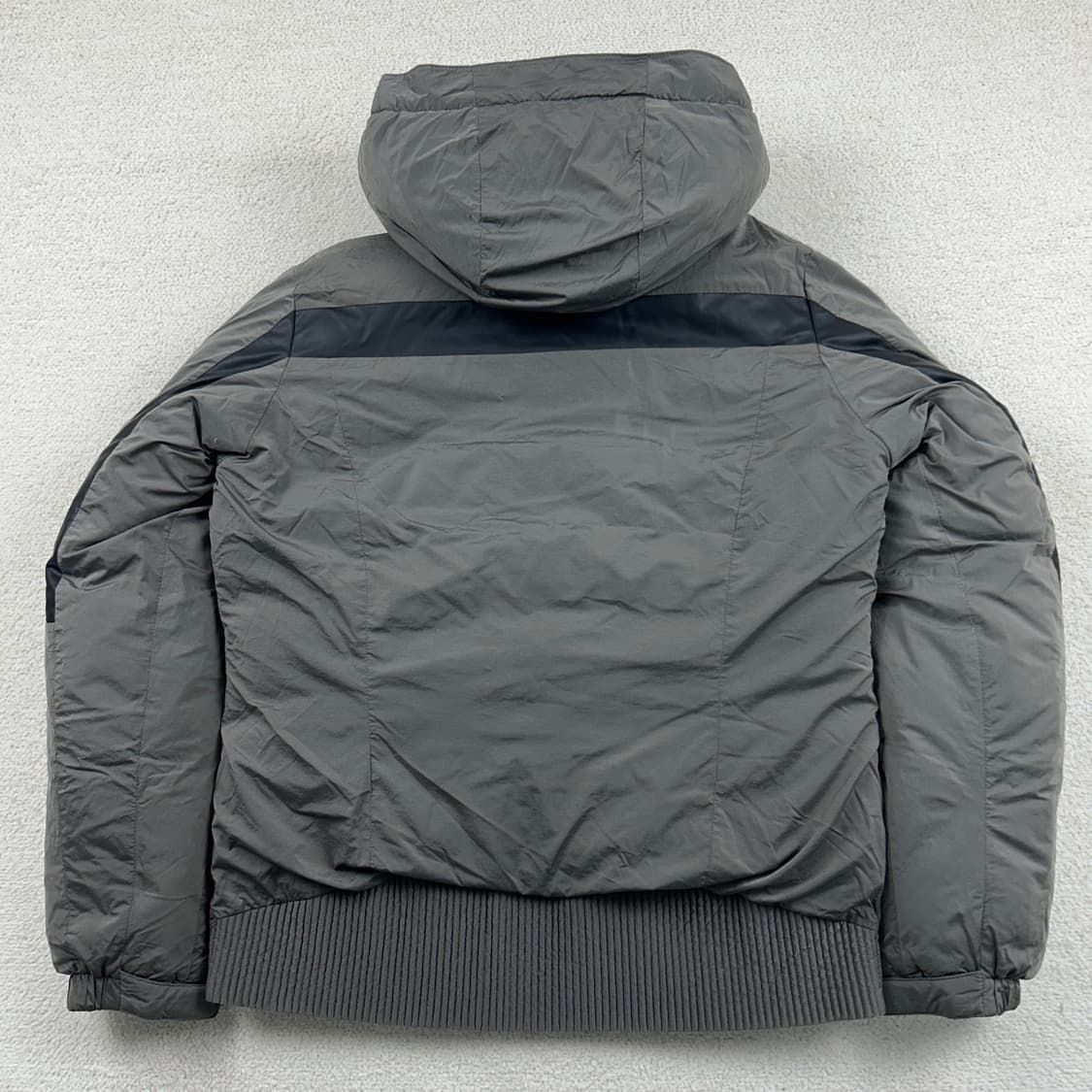 블랙야크 나일론쉘 구스다운 패딩 그레이 상품이미지7