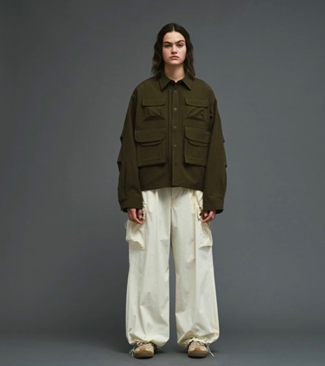 SOERTE - 24FW MULTI POCKET SHIRT JACKET 상품이미지3