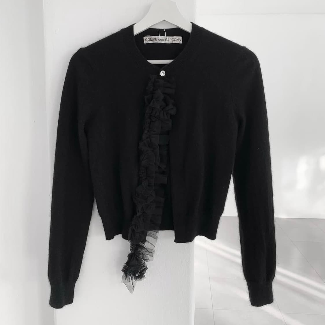 Comme des garcons 꼼데가르송 블랙 가디건 상품이미지1