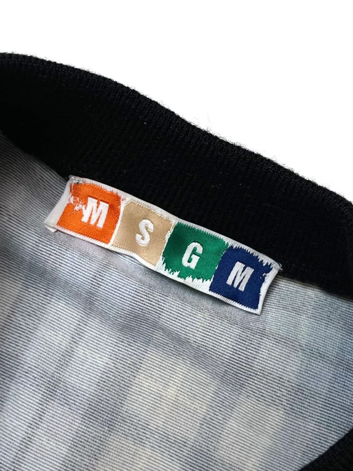 MSGM 90s 체크 코튼 맨투맨 PN4389 상품이미지5