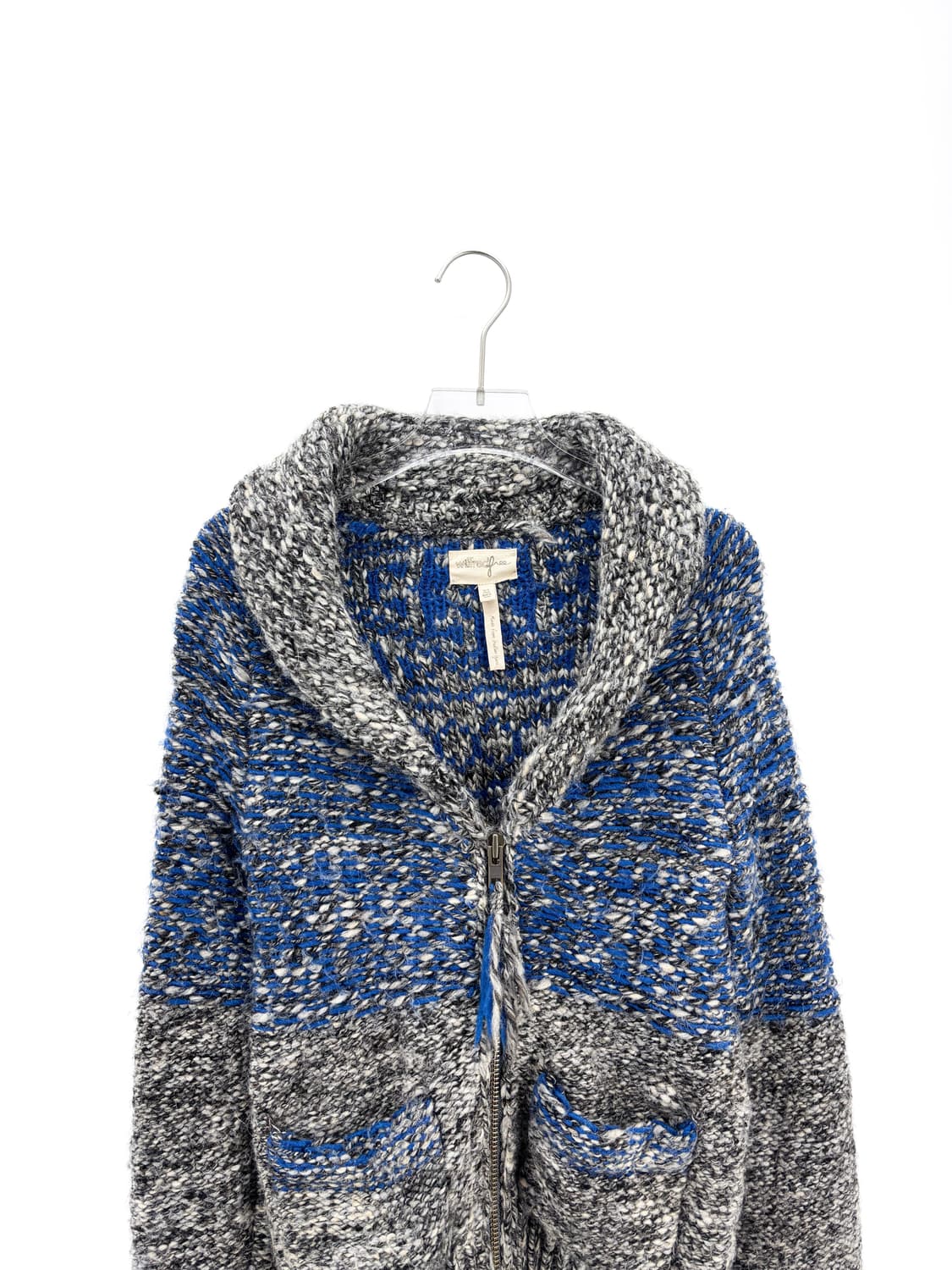 빈티지 울&알파카 스웨터 집업 상품이미지3