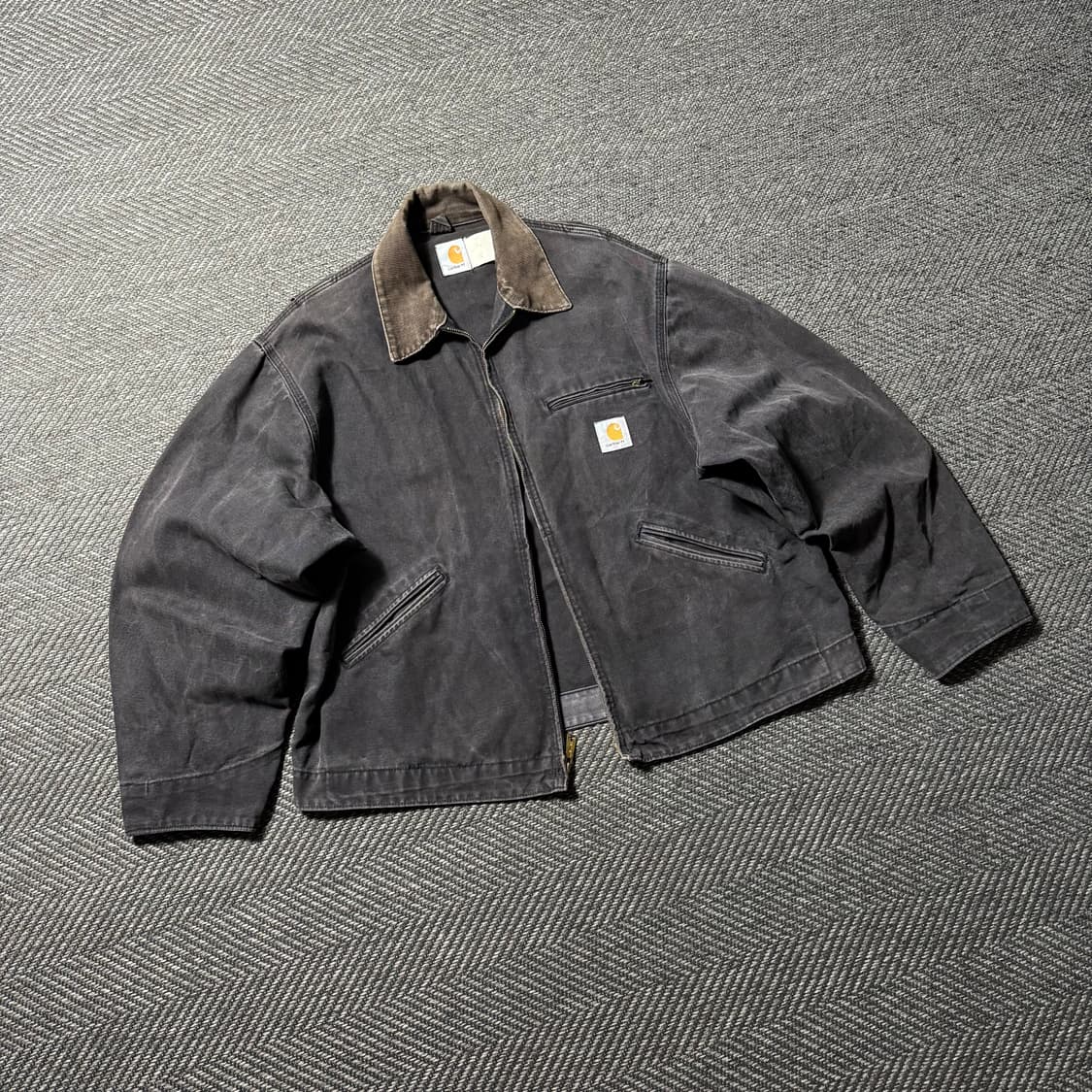 90s OG 칼하트 디트로이드 캔버스 워크 자켓 XXL 상품이미지2