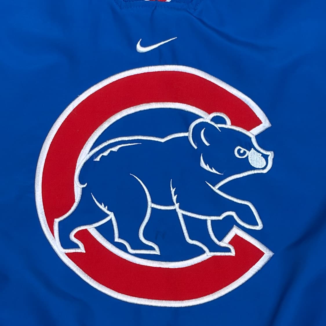 레어 90s 미국 빈티지 나이키 시카고컵스 풀오버 바람막이 상품이미지4