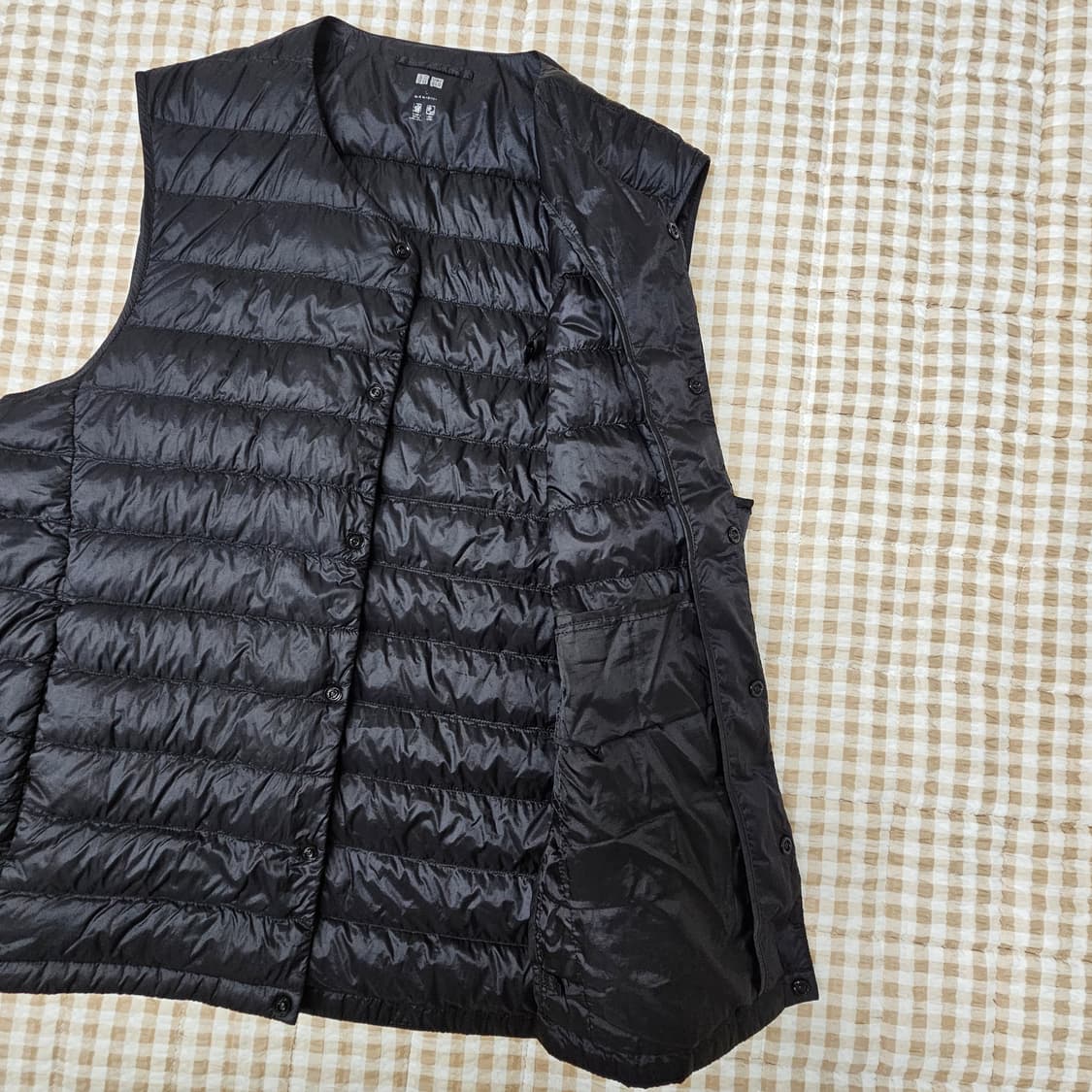 유니클로 오리털 경량 베스트 조끼 남자100 상품이미지5