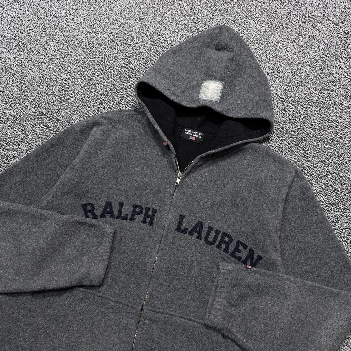 Name : 폴로 랄프로렌 진스컴퍼니 스펠아웃 오버핏 쉐르파 후드집업  상품이미지2