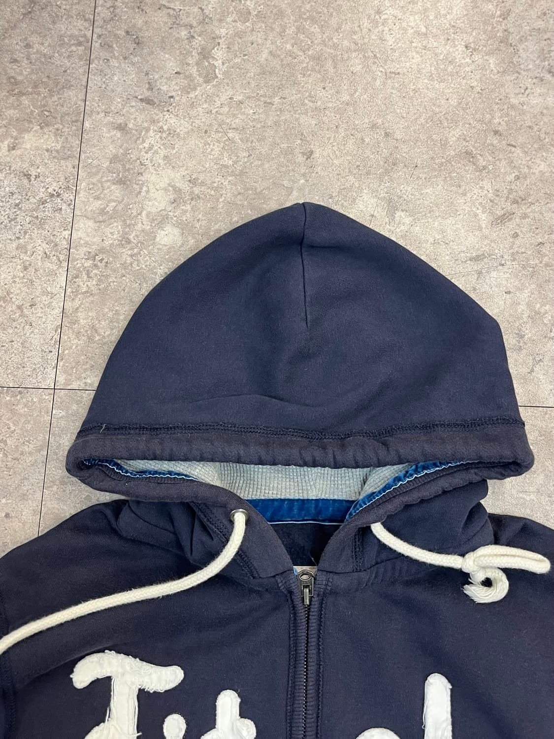 아베크롬비 기모 후드집업 네이비 S #csz2756 상품이미지6