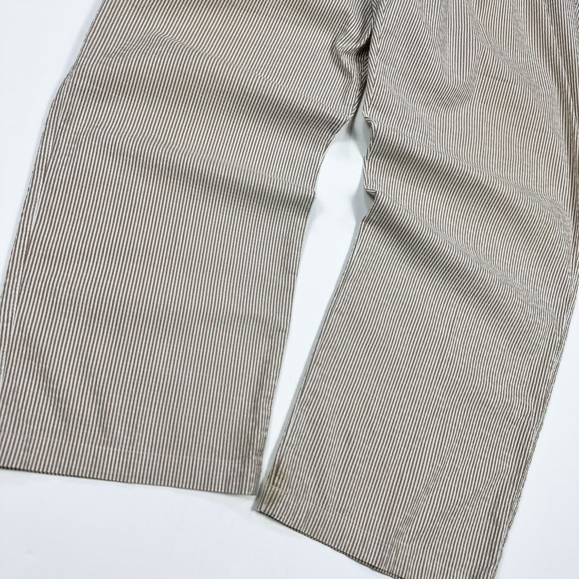 35 헨리코튼 클래식 시어서커 와이드핏 히코리 팬츠 상품이미지4