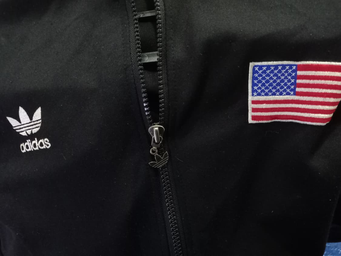 아디다스 대장급 USA 성조기 커스텀 트랙탑 저지 져지집업 95/M 상품이미지3