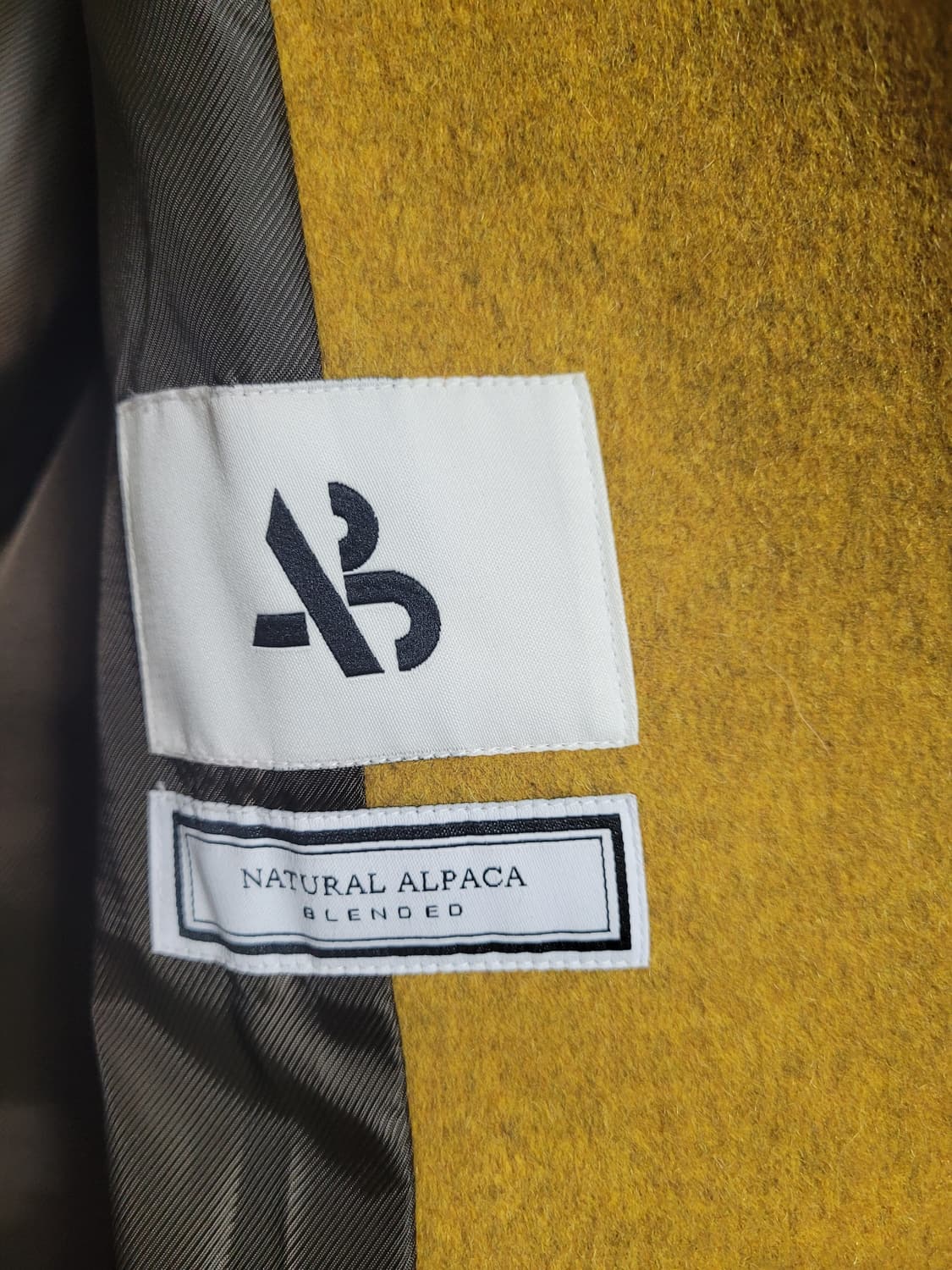 앤더슨벨 멜란지 알파카 맥시 코트 상품이미지8