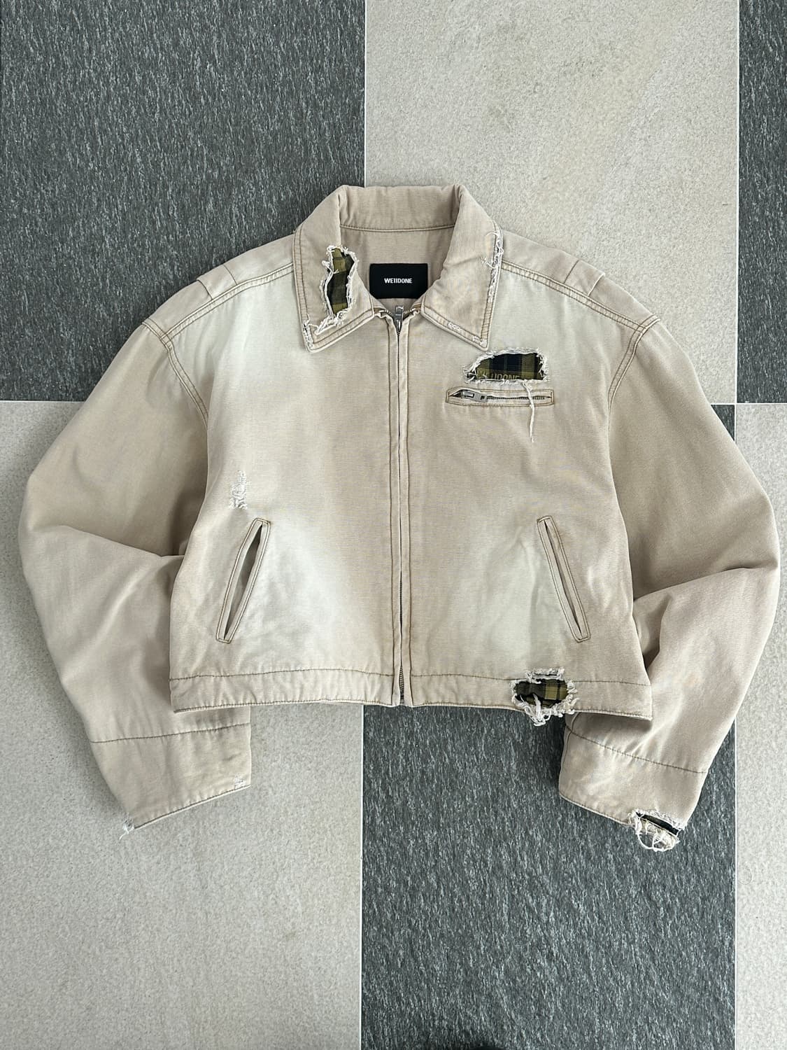 웰던 디스트레스 워크 자켓  상품이미지1