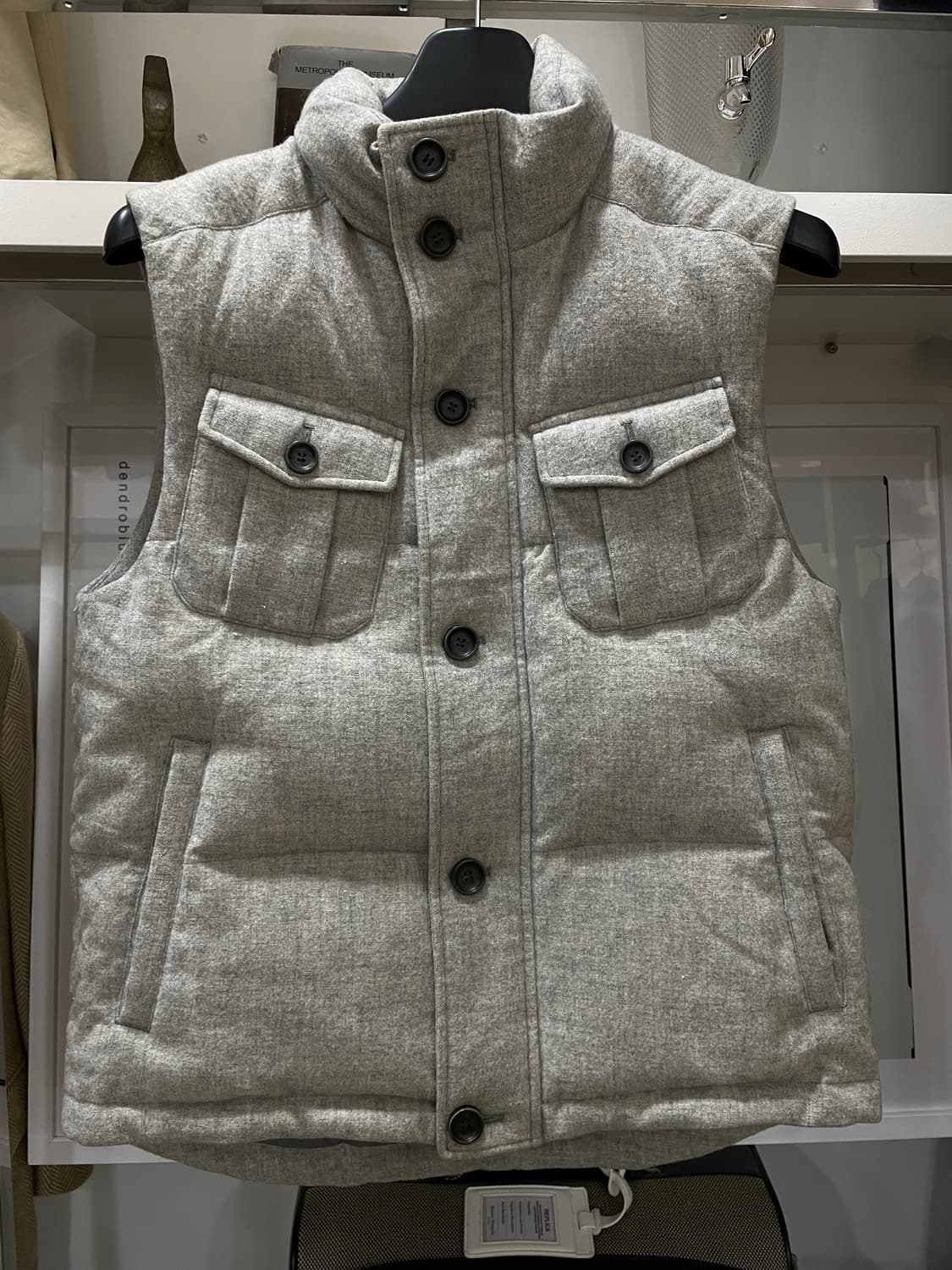 띠어리/그레이 다운베스트 상품이미지1