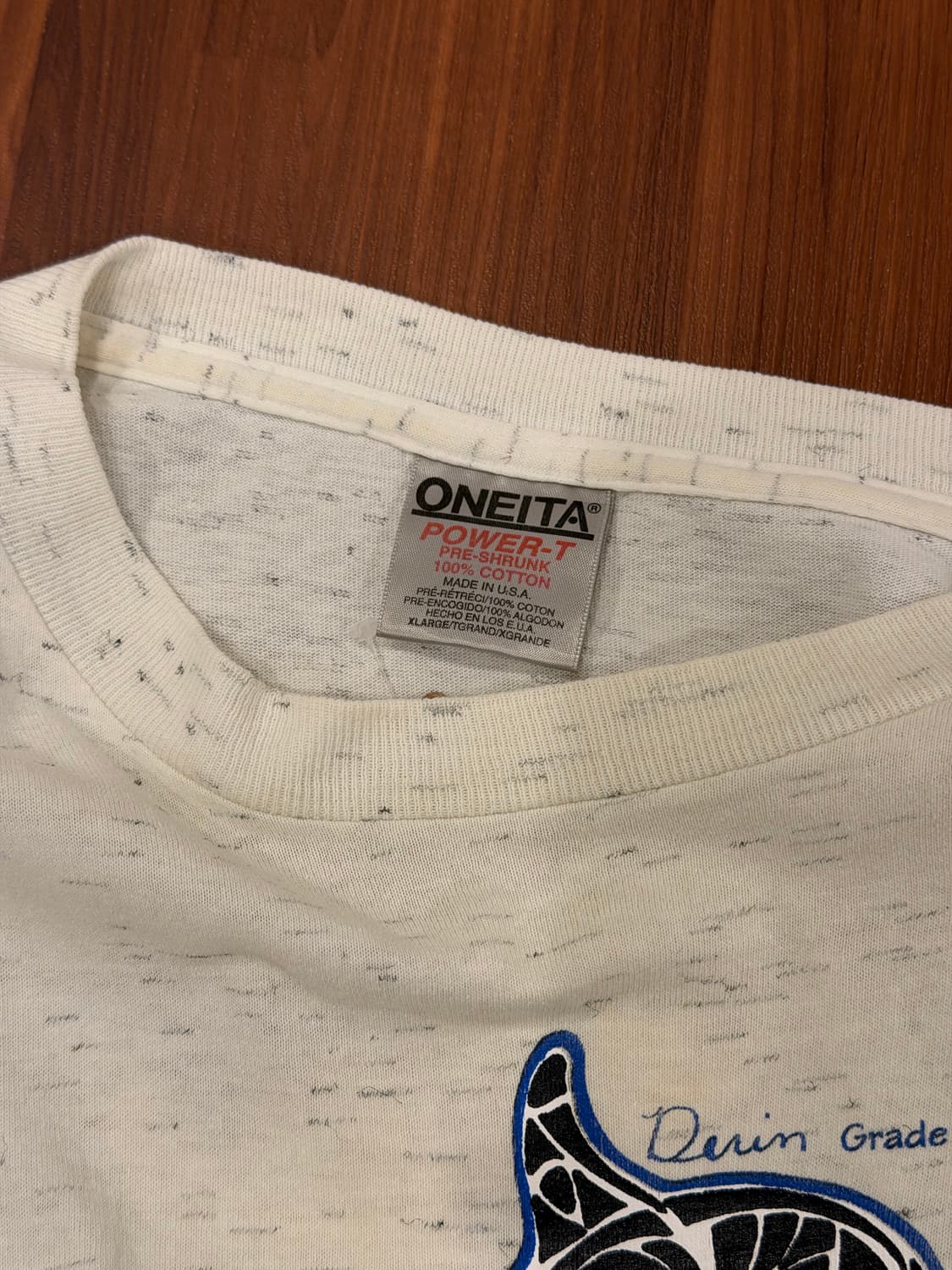 90s Oneita 오네이타 컷오프 반팔 티셔츠 (made in USA) 상품이미지8