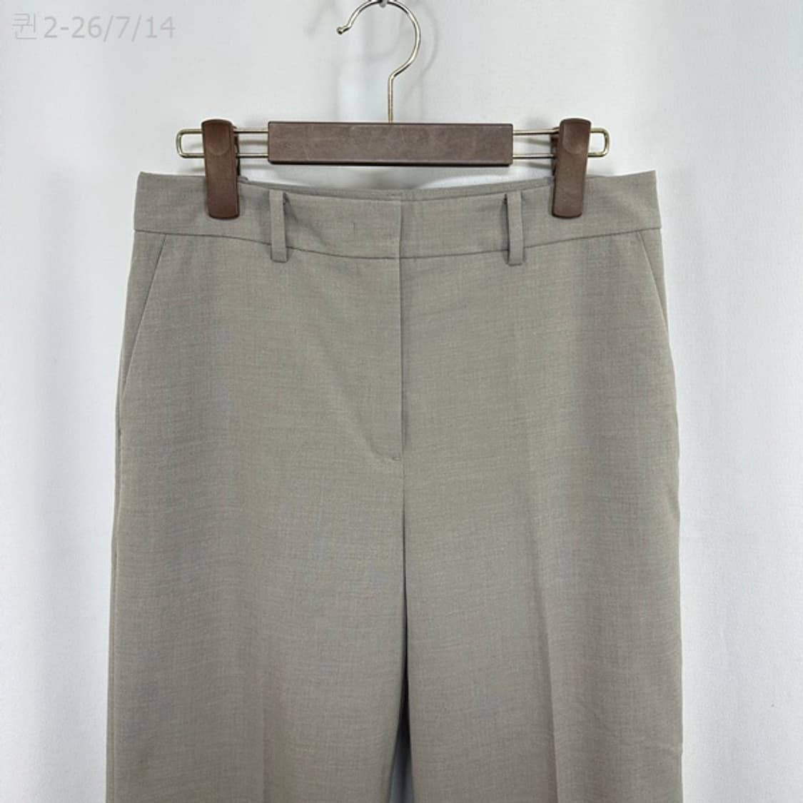 지오다노 여자 일자 슬랙스바지  74 (30인치정도) 상품이미지2