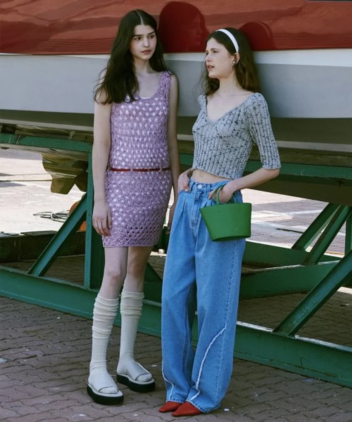 유일매물)시눈 네트 미니 드레스 핑크 상품이미지1