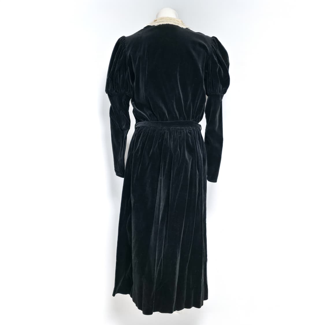 핑크하우스 레이스 리본 벨벳 원피스 드레스 상품이미지3