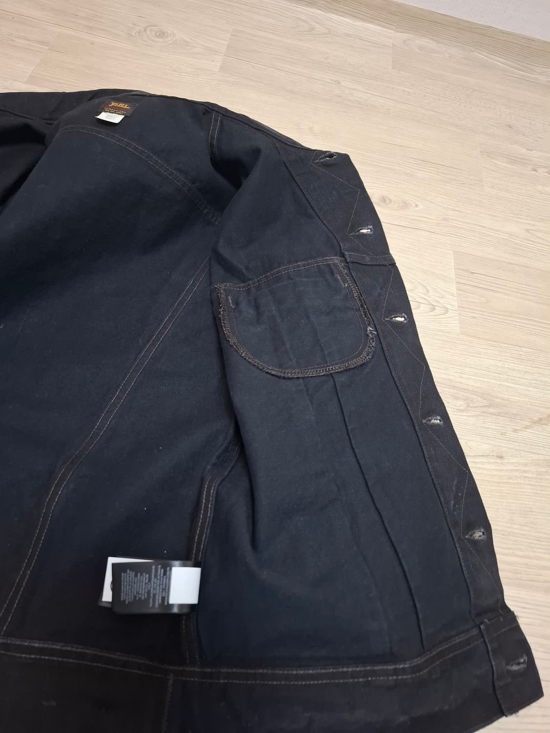 M RRL 더블알엘 lot271 블랙 데님 자켓 상품이미지7