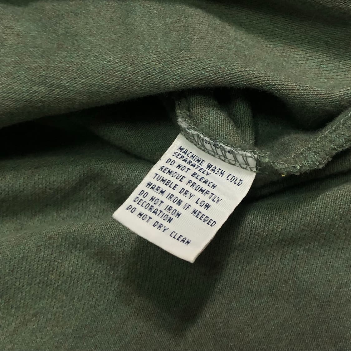 폴로 랄프로렌 올리브 가죽패치 빅포니 럭비 카라티 상품이미지7