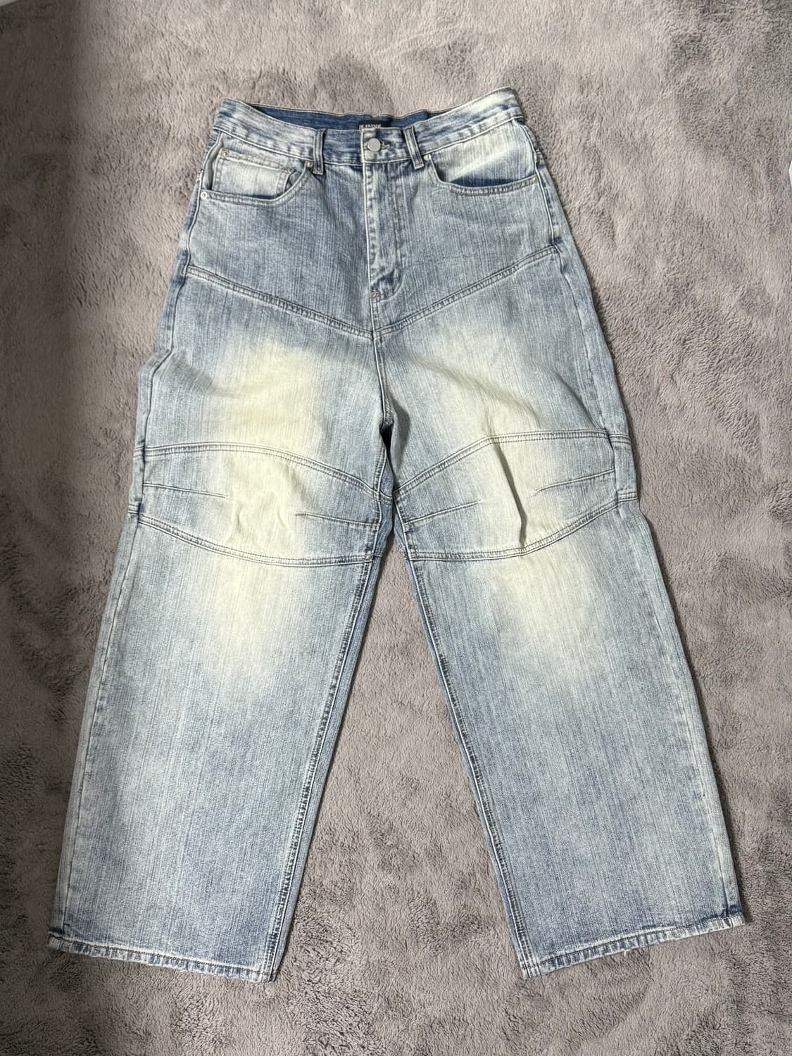 어웬드 블루 바이커 진 0사이즈 상품이미지1