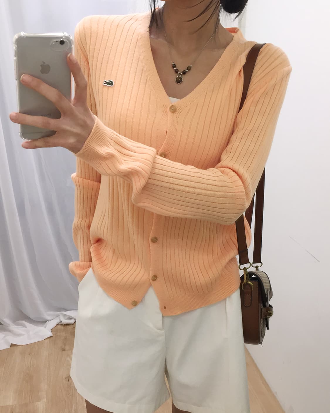 Women Lacoste Knit Cardigan 100 상품이미지3