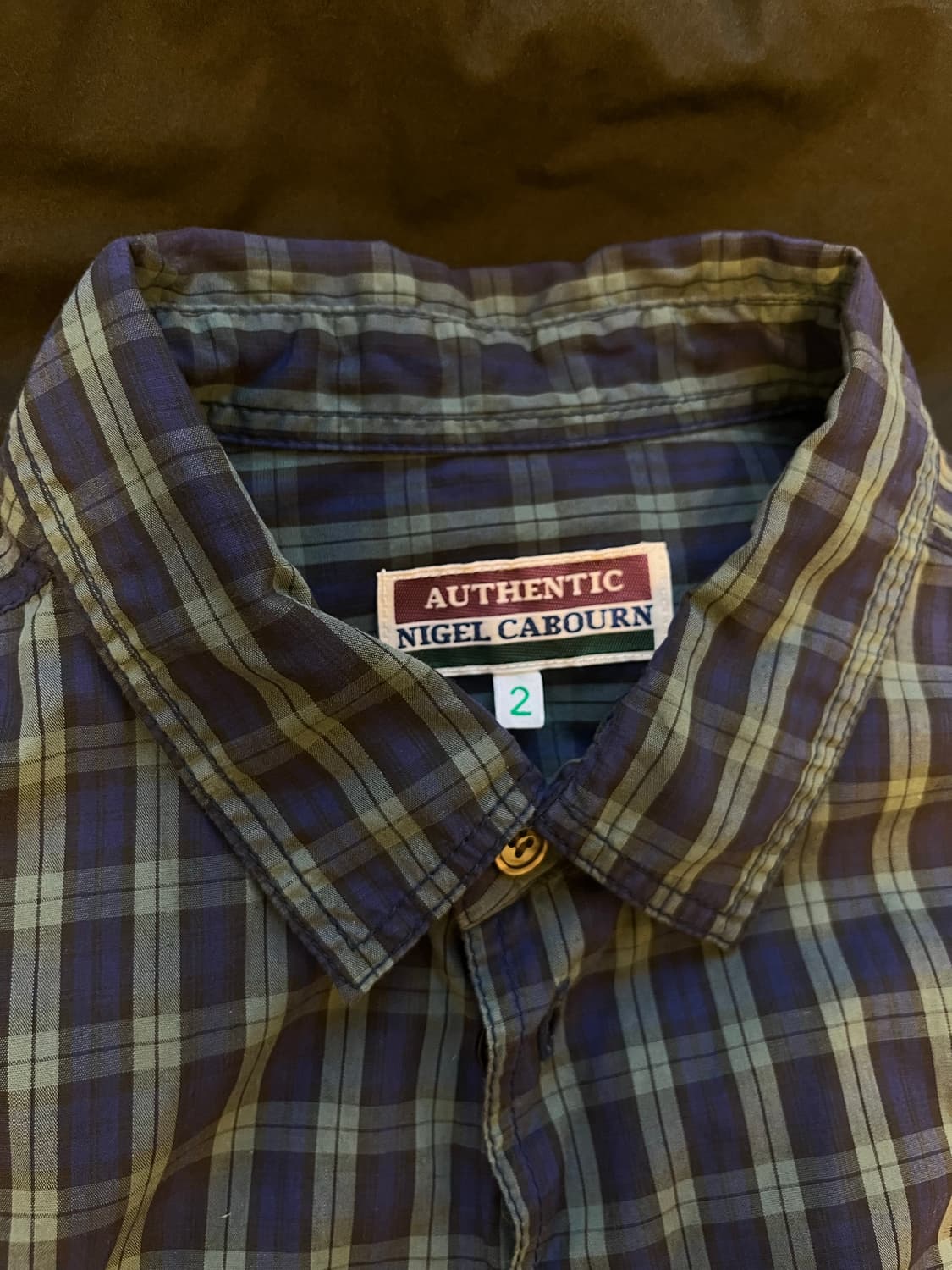 Nigel carbourn 체크셔츠 상품이미지4