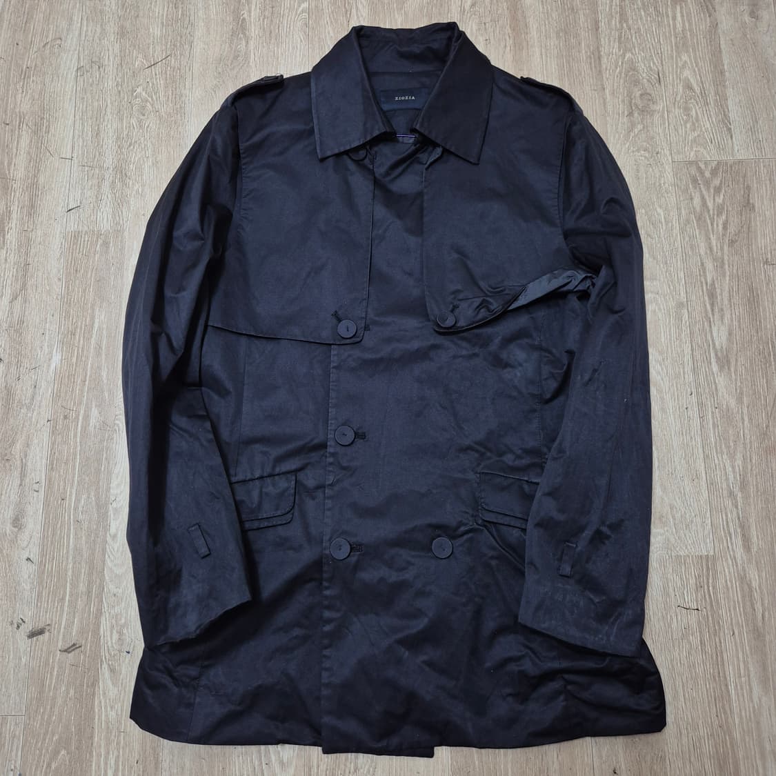 지오지아 남성 코튼 더플 트렌치코트 L(100) 상품이미지1