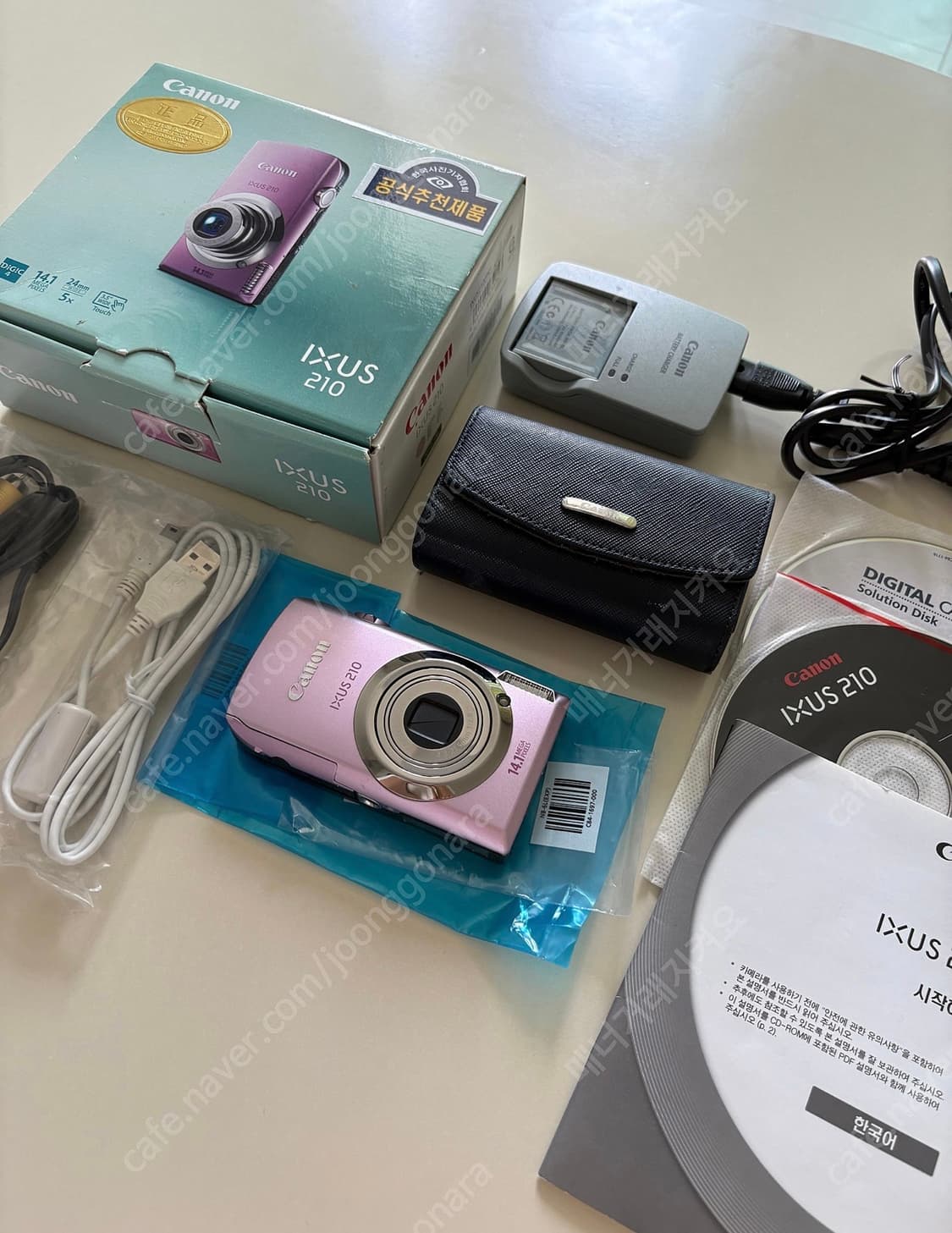 캐논 익서스 ixus 210 핑크 풀박스  상품이미지3
