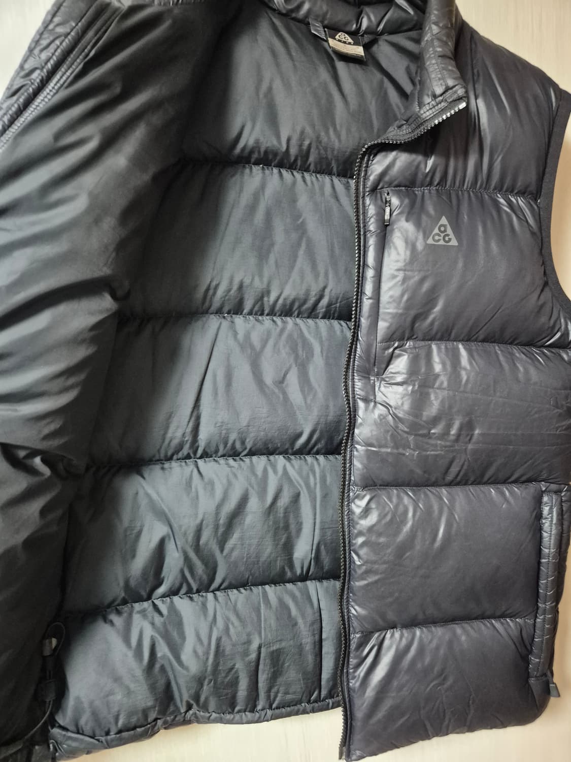 acg 나이키 ACG 구스다운 패딩 베스트 패딩조끼 M 블랙 상품이미지6