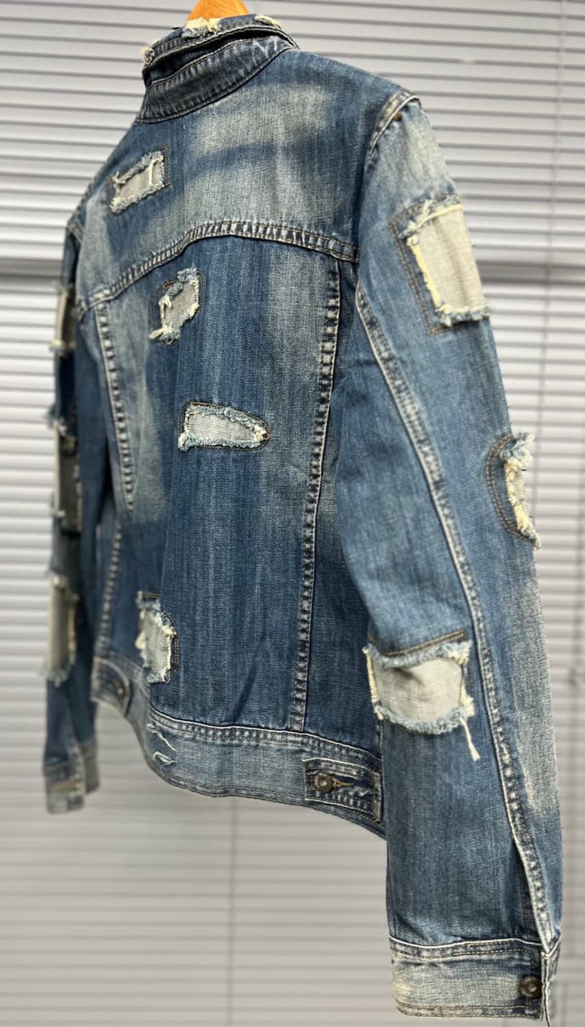 빈티지 포인트 청자켓  상품이미지3