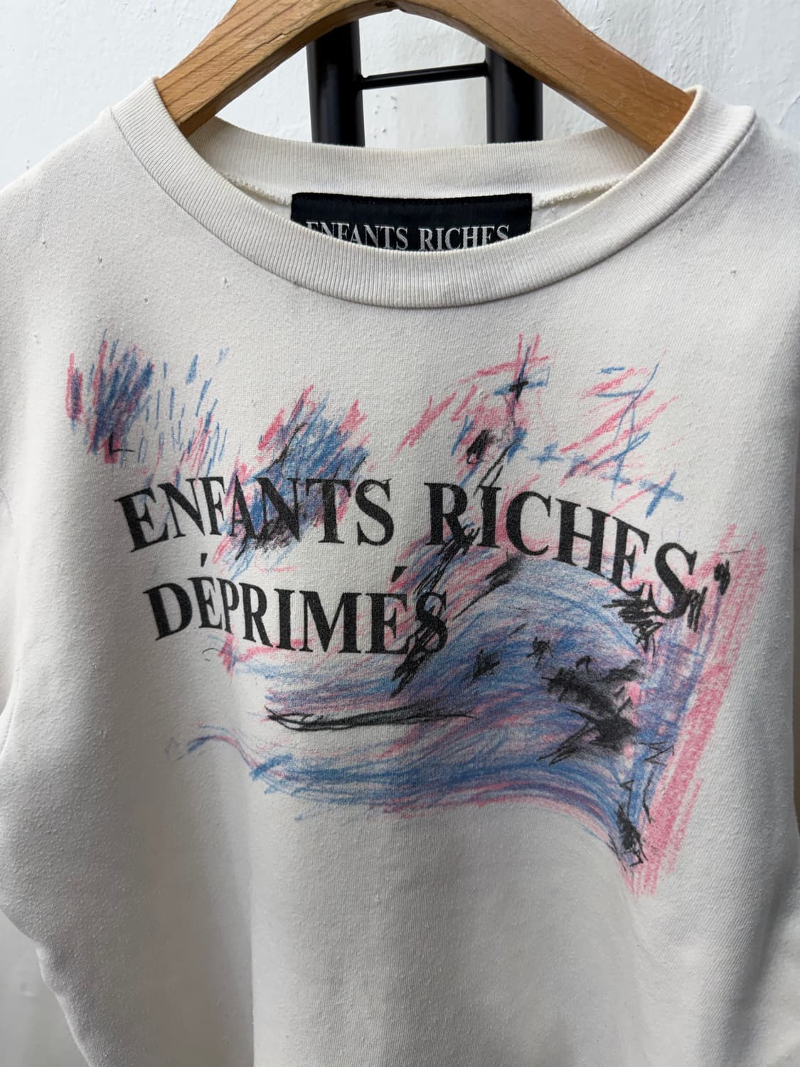 정품) 앙팡리쉬 데프리메 여성 흰색 맨투맨 S 상품이미지2