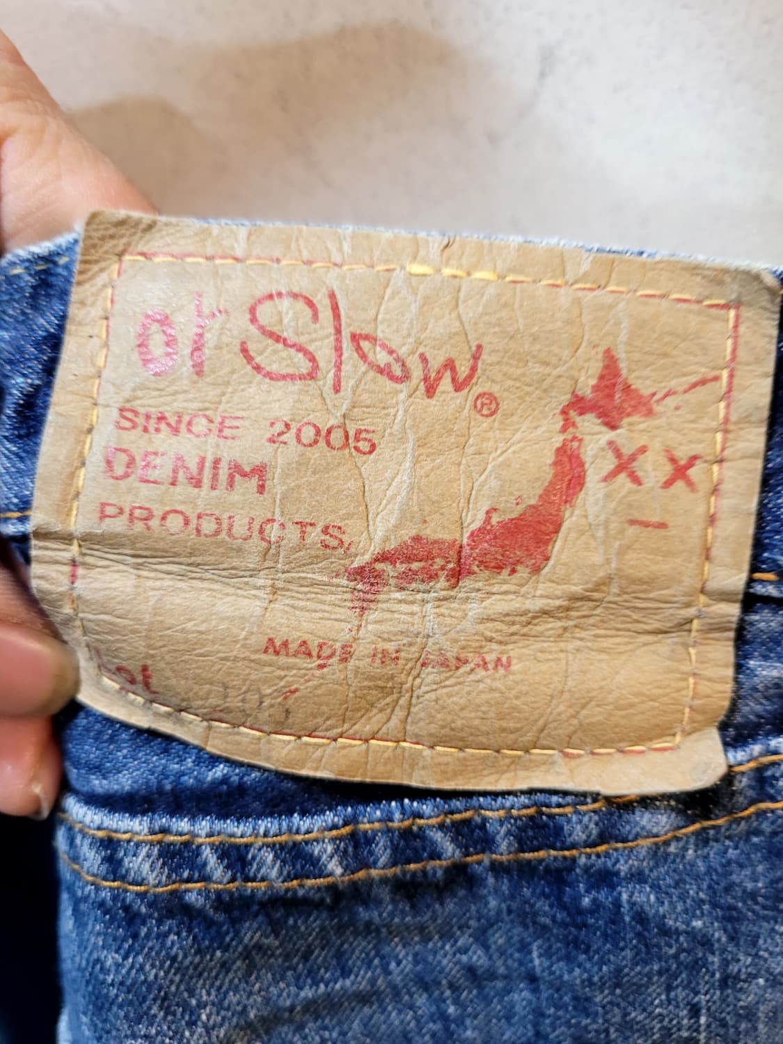 정품 오어슬로우 105 2years 데님팬츠  상품이미지4