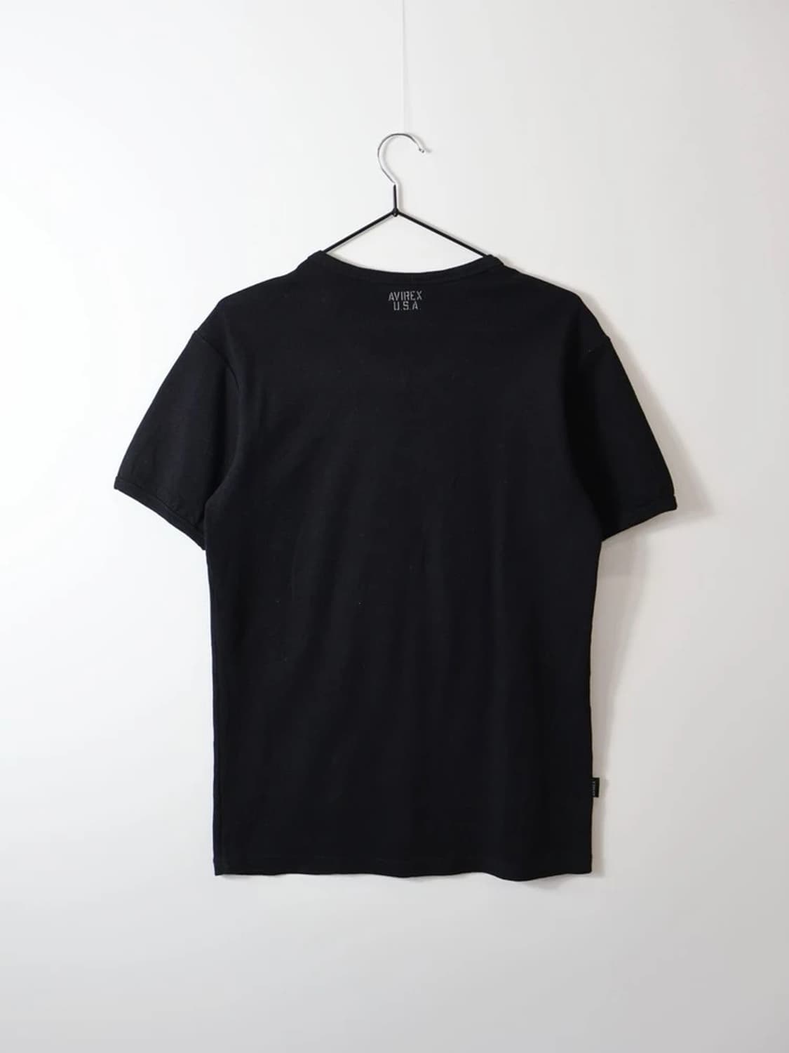 AVIREX Black V Neck Tee 상품이미지4