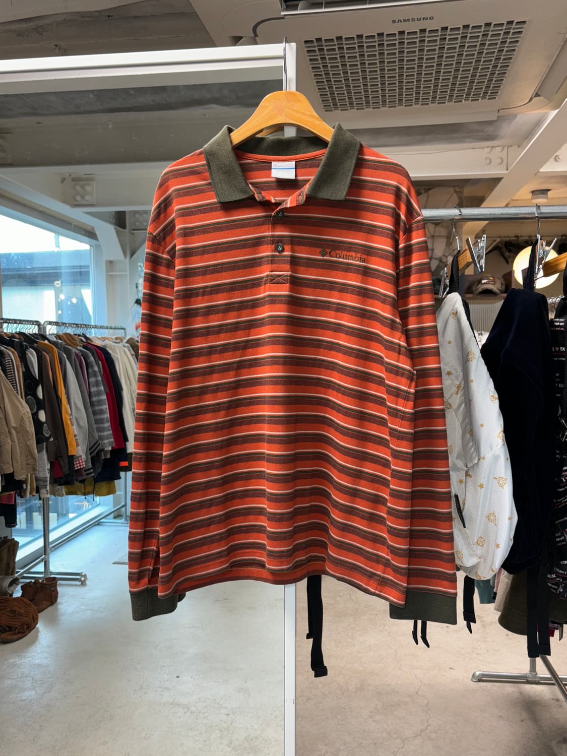 컬럼비아 스트라이프 폴로셔츠 상품이미지2