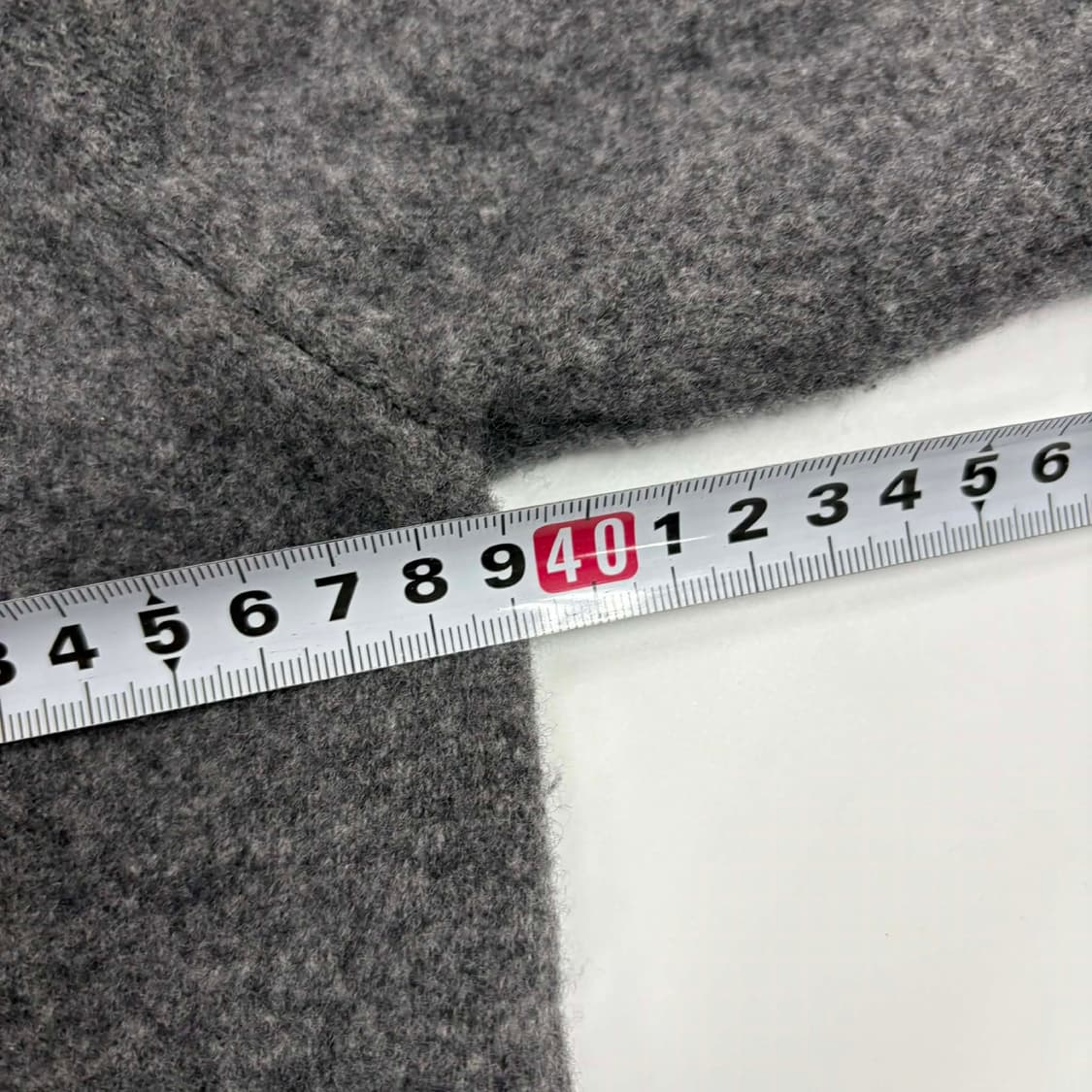 꼼데가르송 더블 와펜 램스울 걸즈 니트 가디건(M) 상품이미지5