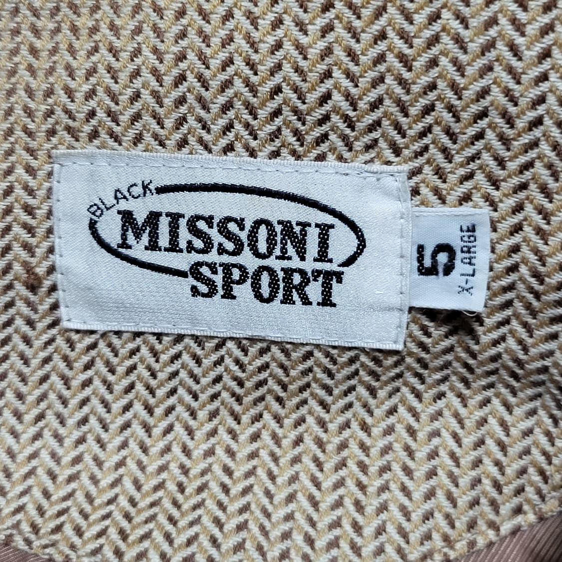 미쏘니 90s 에스닉 니트 봄버 자켓 (XL) 상품이미지7