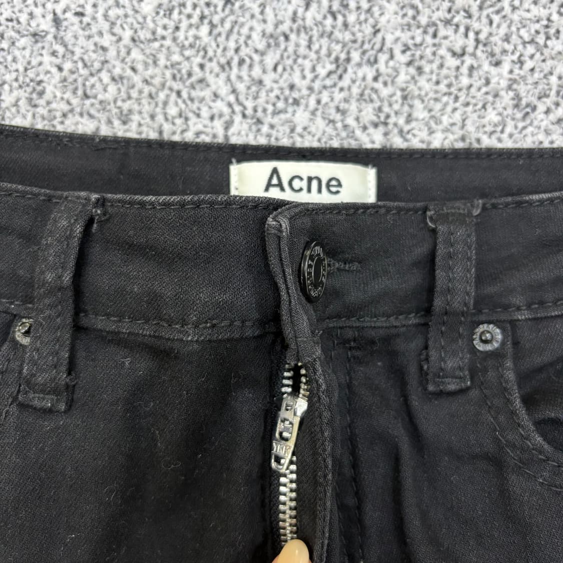 27 아크네스튜디오 블랙 흑청 데님 팬츠 0407J 상품이미지2
