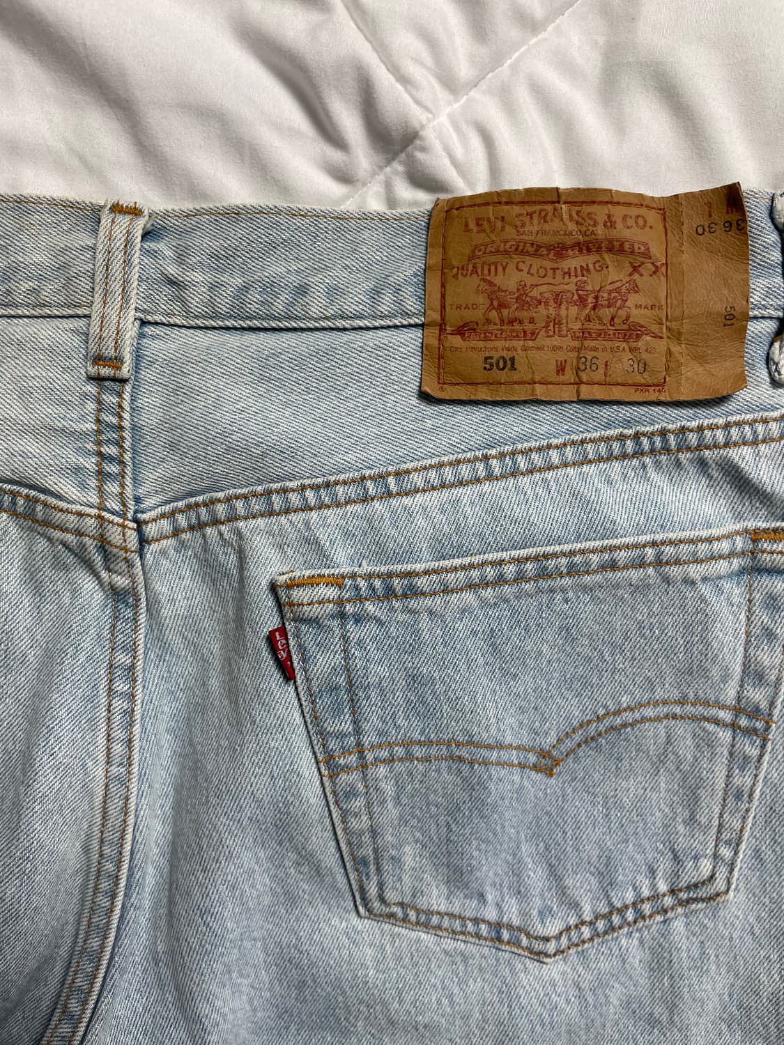 90s Levis 리바이스 연청 W36 L30 상품이미지4